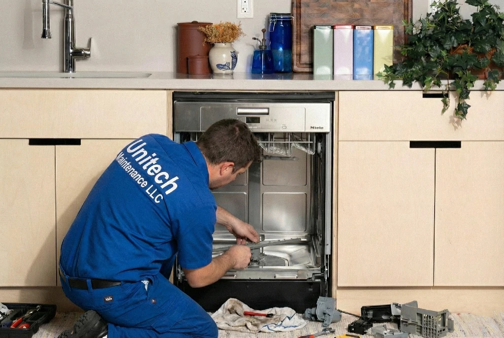 Sharp dishwasher repair service in Dubai, Sharjah, Abu Dhabi and Ajman