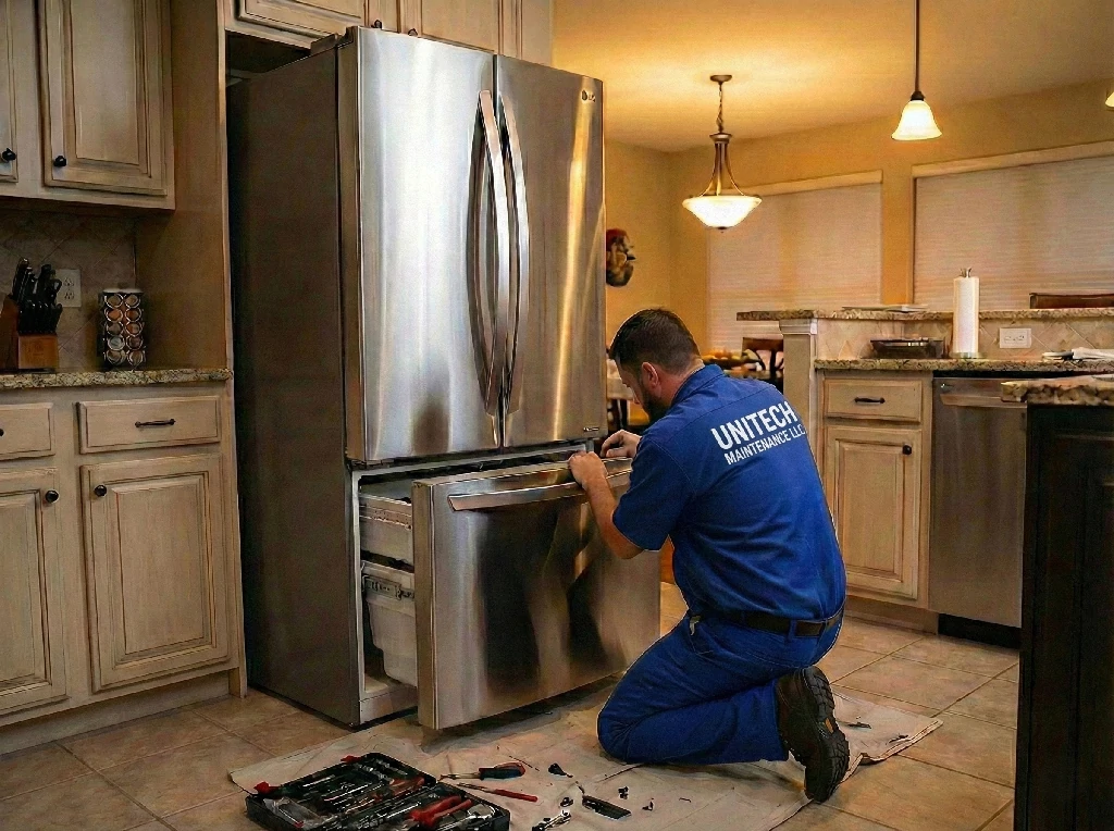 Sharp refrigerator repair at home in UAE